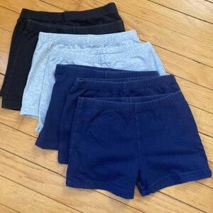 Kids knit Shorts in Black, Gray, and Blue